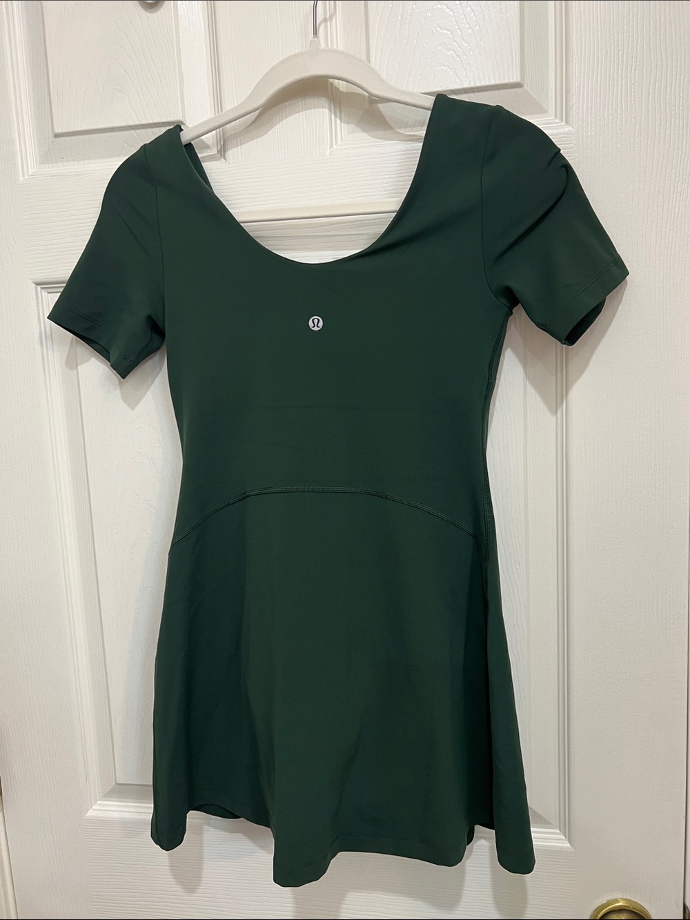 184. Lululemon Align Short-Sleeve Dress Legacy Green - Picture 8 of 10